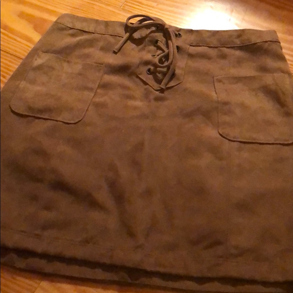 Brown skirt